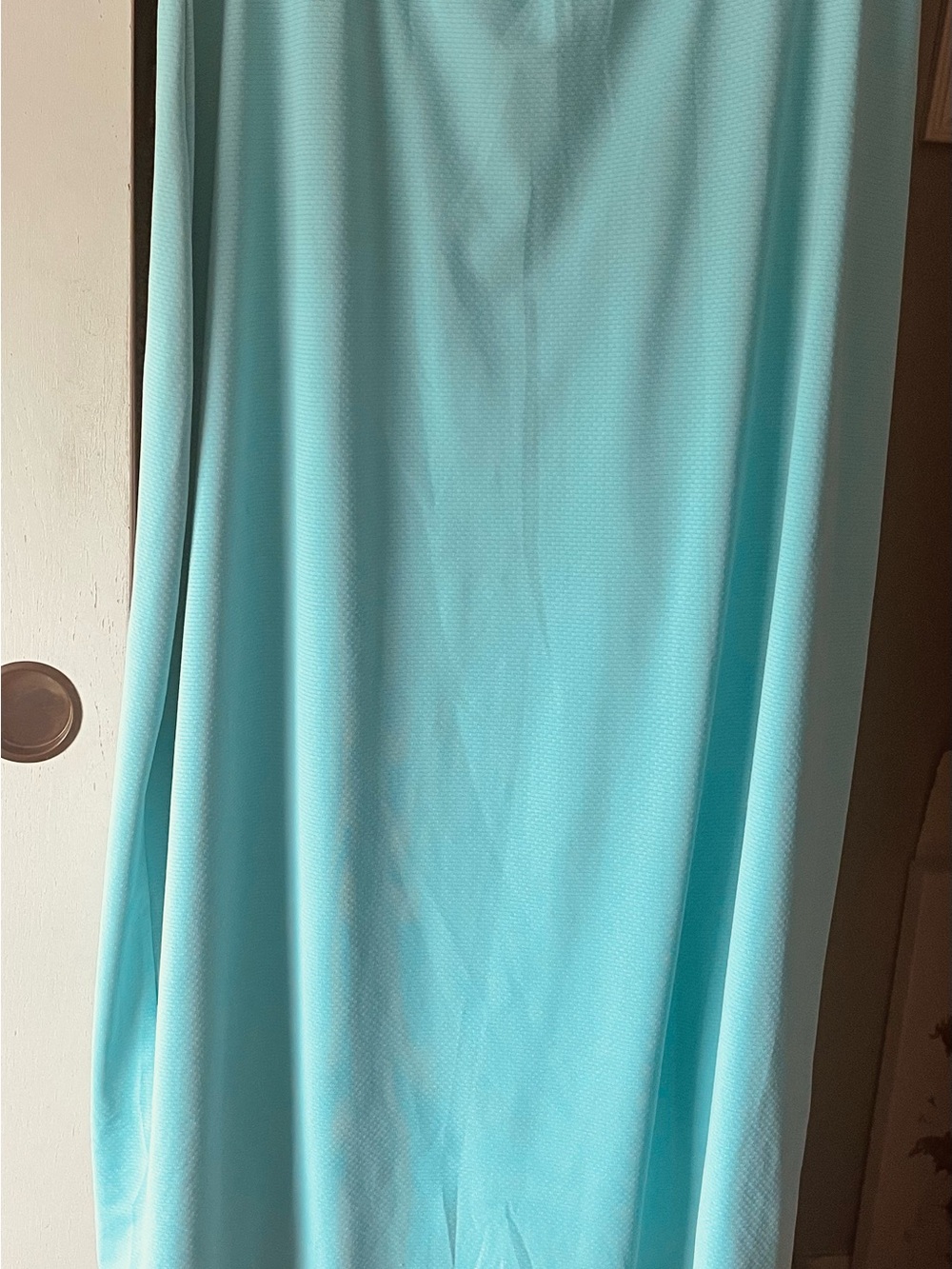 Nuggles Athletic Modest Skirt Mint Textured Midi Casual A-Line Style - Picture 6 of 6